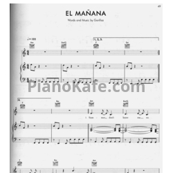 Ноты Gorillaz - El manana - предпросмотр