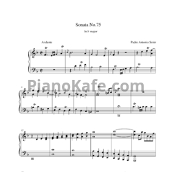 Ноты Antonio Soler - Sonata No. 75 in F major - предпросмотр