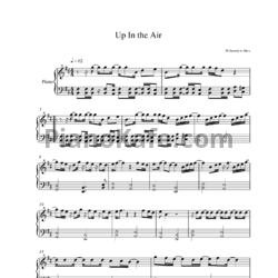 Ноты 30 Seconds To Mars - Up in the air - предпросмотр