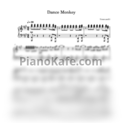 Ноты Tones and I - Dance monkey (Piano cover) - предпросмотр