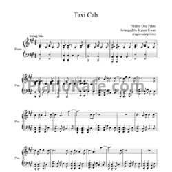 Ноты Twenty One Pilots - Taxi cab - предпросмотр