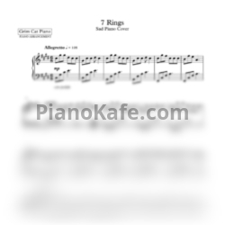 Ноты Ariana Grande - 7 rings (Версия 2) - предпросмотр