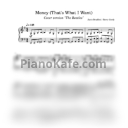 Ноты The Beatles - Money (That’s what I want) - предпросмотр