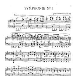 Ноты И. Брамс - Симфония №1 до минор (Op. 68) - предпросмотр
