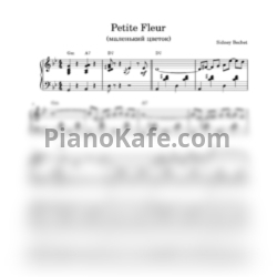 Ноты Sidney Bechet - Petite fleur - предпросмотр