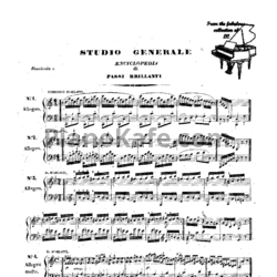 Ноты Карл Черни - Studio general - предпросмотр