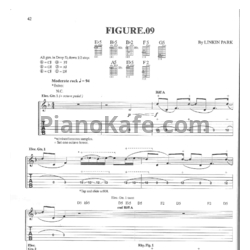 Ноты Linkin Park - Figure.09 - предпросмотр