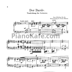 Ноты Ян Сибелиус - Симфоническая поэма "Бард" (Op. 64, клавир) - предпросмотр