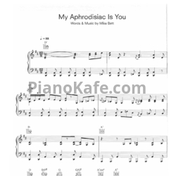 Ноты Katie Melua - My aphrodisiac is you - предпросмотр