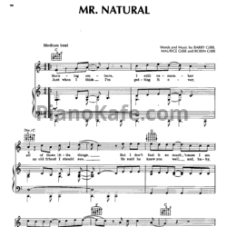 Ноты Bee Gees - Mr. Natural