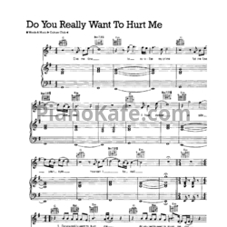 Ноты Culture Club - Do you really want to hurt me