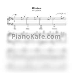 Ноты VNV Nation - Illusion (Piano cover) - предпросмотр