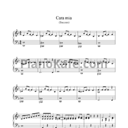Ноты Baccara - Cara mia