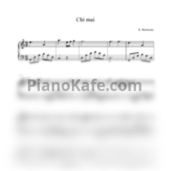 Ноты Ennio Morricone - Chi mai (Версия 3) - предпросмотр