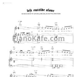 Ноты Anastacia - Left outsite alone