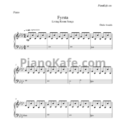 Ноты Olafur Arnalds - Fyrsta - предпросмотр