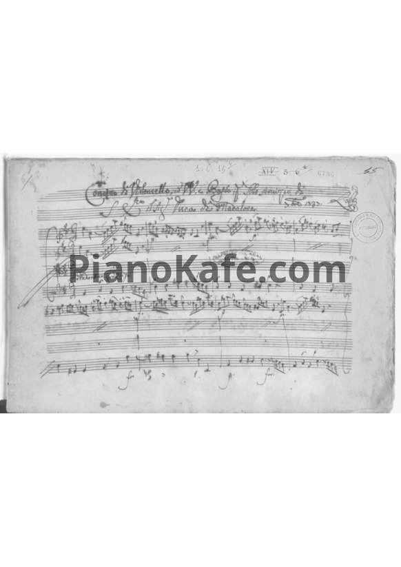 Ноты Leonardo Leo - Концерт для виолончели и струнных №1 ля мажор - PianoKafe.com