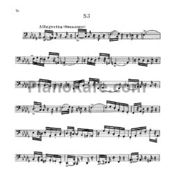 Ноты В. Блажевич - Этюд №53 - предпросмотр