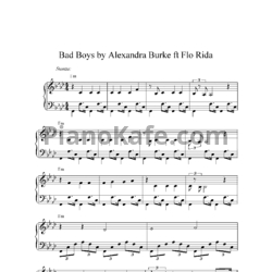 Ноты Alexandra Burke feat. Flo Rida - Bad boys - предпросмотр