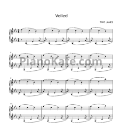 Ноты Two Lanes - Veiled - предпросмотр