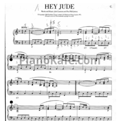 Ноты The Beatles - Hey Jude - предпросмотр