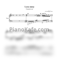 Ноты Francis Lai - Love story (Piano cover) - предпросмотр