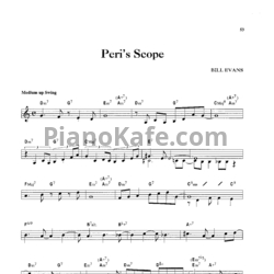 Ноты Bill Evans - Peri's scope - предпросмотр