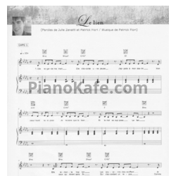 Ноты Gregory Lemarchal - Le Lien - предпросмотр