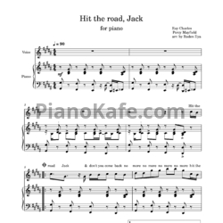 Ноты Ray Charles - Hit the road Jack (arr. by Ruden Ilya) - предпросмотр
