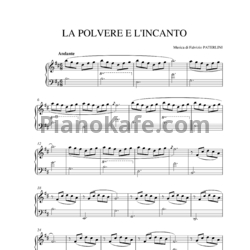 Ноты Fabrizio Paterlini - La polvere e l’incanto - предпросмотр