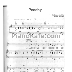 Ноты Missy Higgins - Peachy - предпросмотр