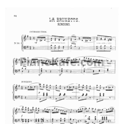 Ноты Герман Волленгаупт - Полька-рондино "Брюнетка" №14 - предпросмотр