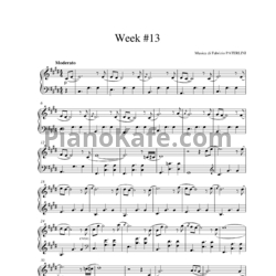 Ноты Fabrizio Paterlini - Week #13 - предпросмотр
