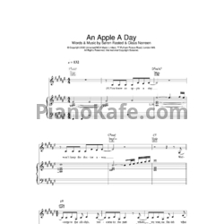 Ноты Aqua - An apple a day - предпросмотр