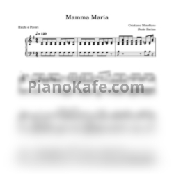 Ноты Ricchi e Poveri - Mamma Maria (Piano cover) - предпросмотр