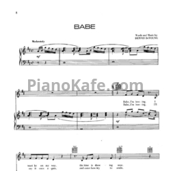 Ноты Styx - Babe