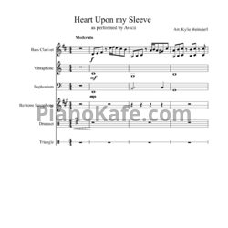 Ноты Avicii feat. Dan Reynolds - Heart upon my sleeve - предпросмотр