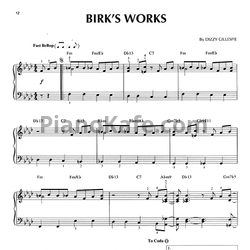 Ноты Dizzy Gillespie - Birk's works