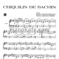 Ноты Astor Piazzolla - Сhiquilin de bachin - предпросмотр
