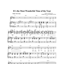Ноты Andy Williams - It's the most wonderful time of the year - предпросмотр