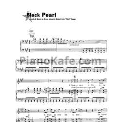 Ноты Bryan Adams - Black pearl - предпросмотр