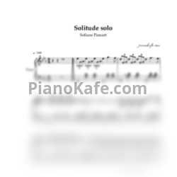 Ноты Sofiane Pamart - Solitude solo - предпросмотр