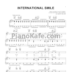 Ноты Katy Perry - International smile - предпросмотр