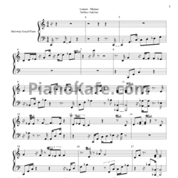 Ноты Louane - Maman - предпросмотр