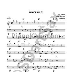 Ноты Paul Desmond - Kathy's waltz - предпросмотр