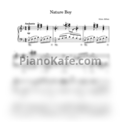 Ноты Nat King Cole - Nature boy - предпросмотр