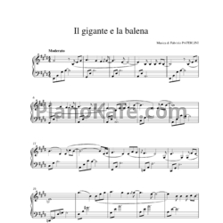 Ноты Fabrizio Paterlini - Il gigante e la balena - предпросмотр