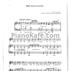 Ноты George Gershwin - The man I love (Версия 3) - предпросмотр