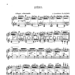 Ноты Альберт Лешгорн - 30 этюдов (Соч. 52) - предпросмотр