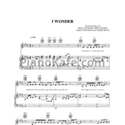 Ноты Kellie Pickler - I wonder
